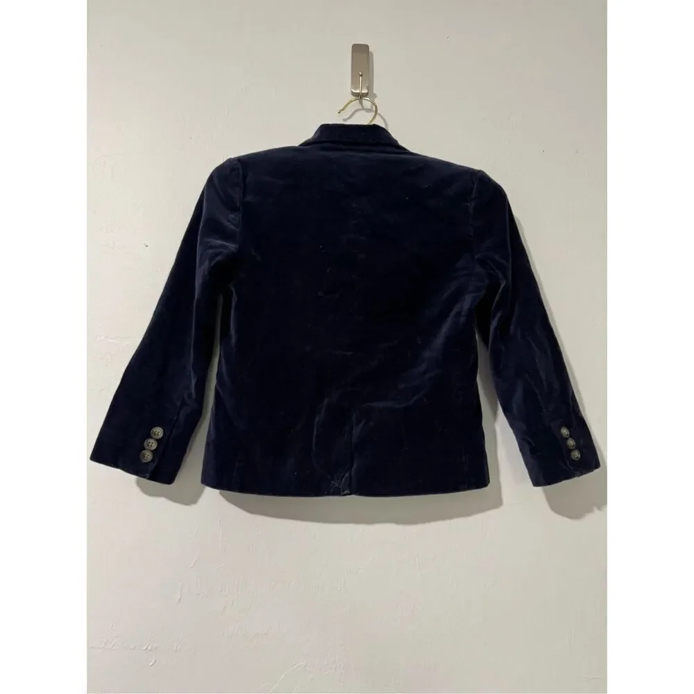 Janie and Jack blue velvet boys The velvet party blazer 6